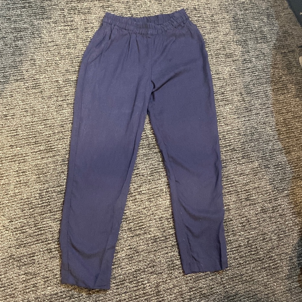 Amour vert elastic pants navy small